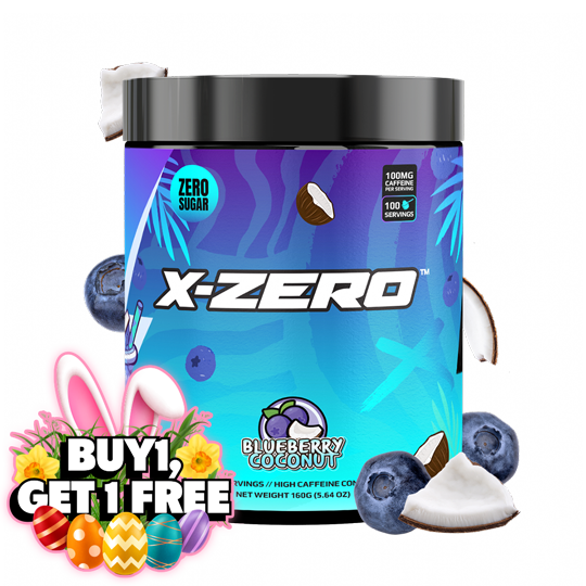 X-Zero Blueberry & Coconut (160g / 100 Servings)