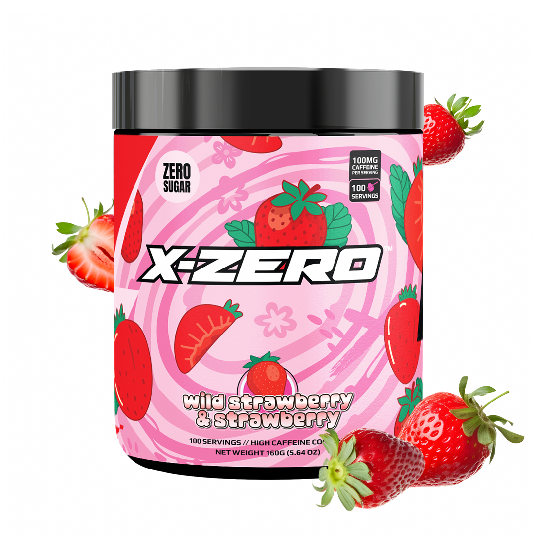 X-Zero Wild Strawberry & Strawberry (160g / 100 Servings) – X-Zero