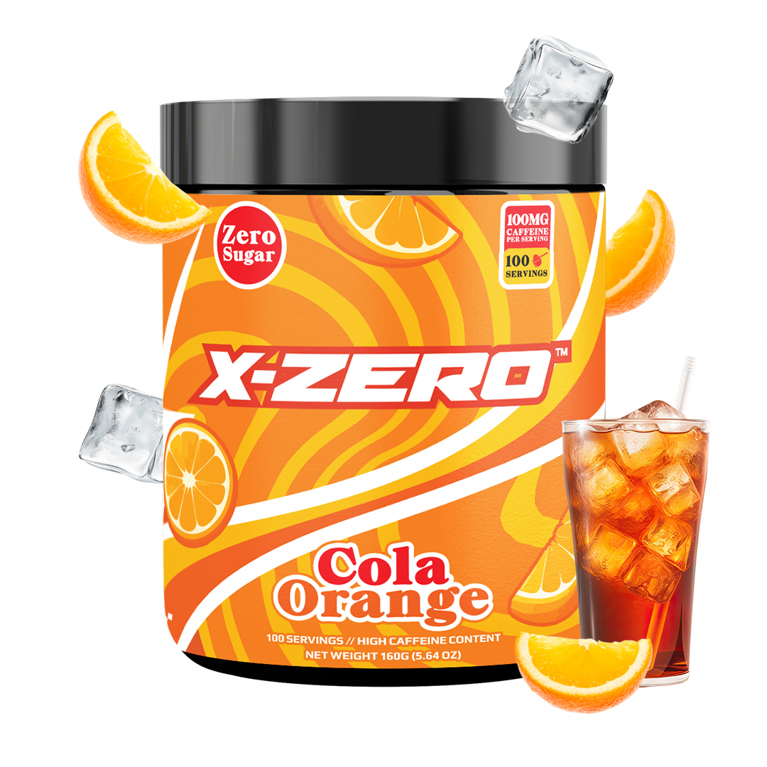 X-Zero Cola Orange (160g / 100 Servings) – X-Zero Energy UK
