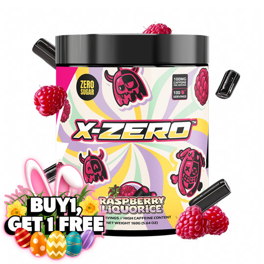 X-Zero Raspberry Liquorice (160g / 100 Servings)