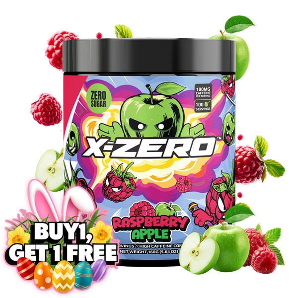 X-Zero Raspberry Apple (160g / 100 Servings)