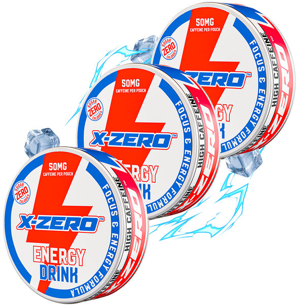 Energy Drink Energy Pouches (3 Pack / 60 Pouches)