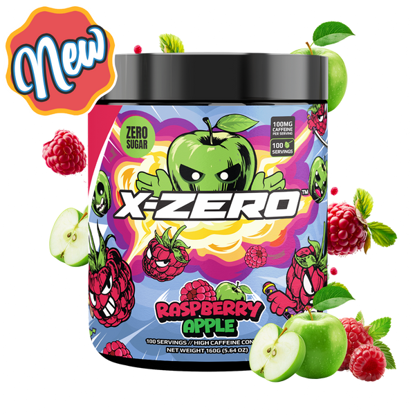 X-Zero Raspberry Apple (160g / 100 Servings)
