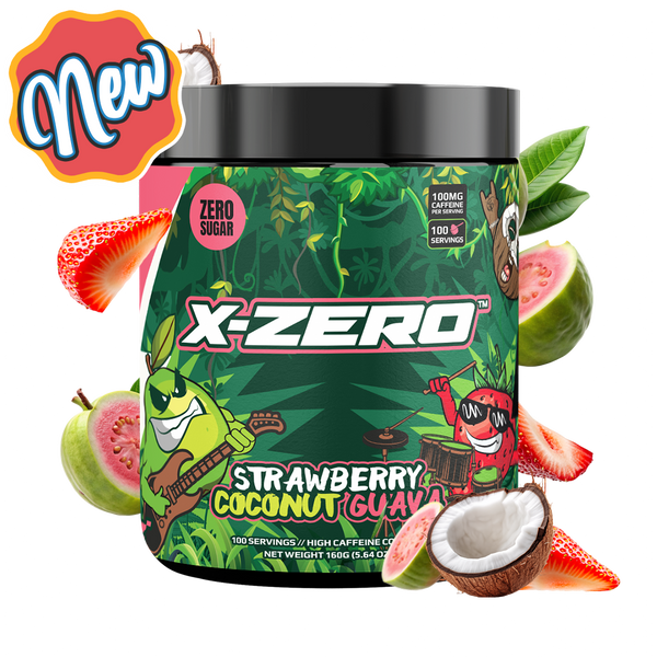 X-Zero Strawberry Coconut Guava (160g / 100 Servings)