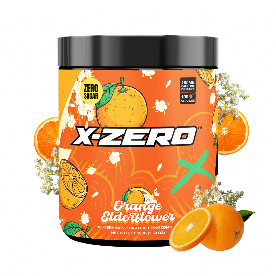 X-Zero Orange Elderflower (160g / 100 Servings)