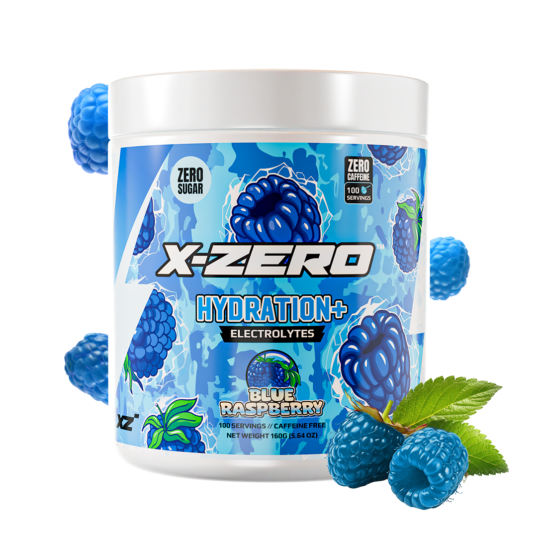 X-Zero Hydration Blue Raspberry (160g / 100 Servings)