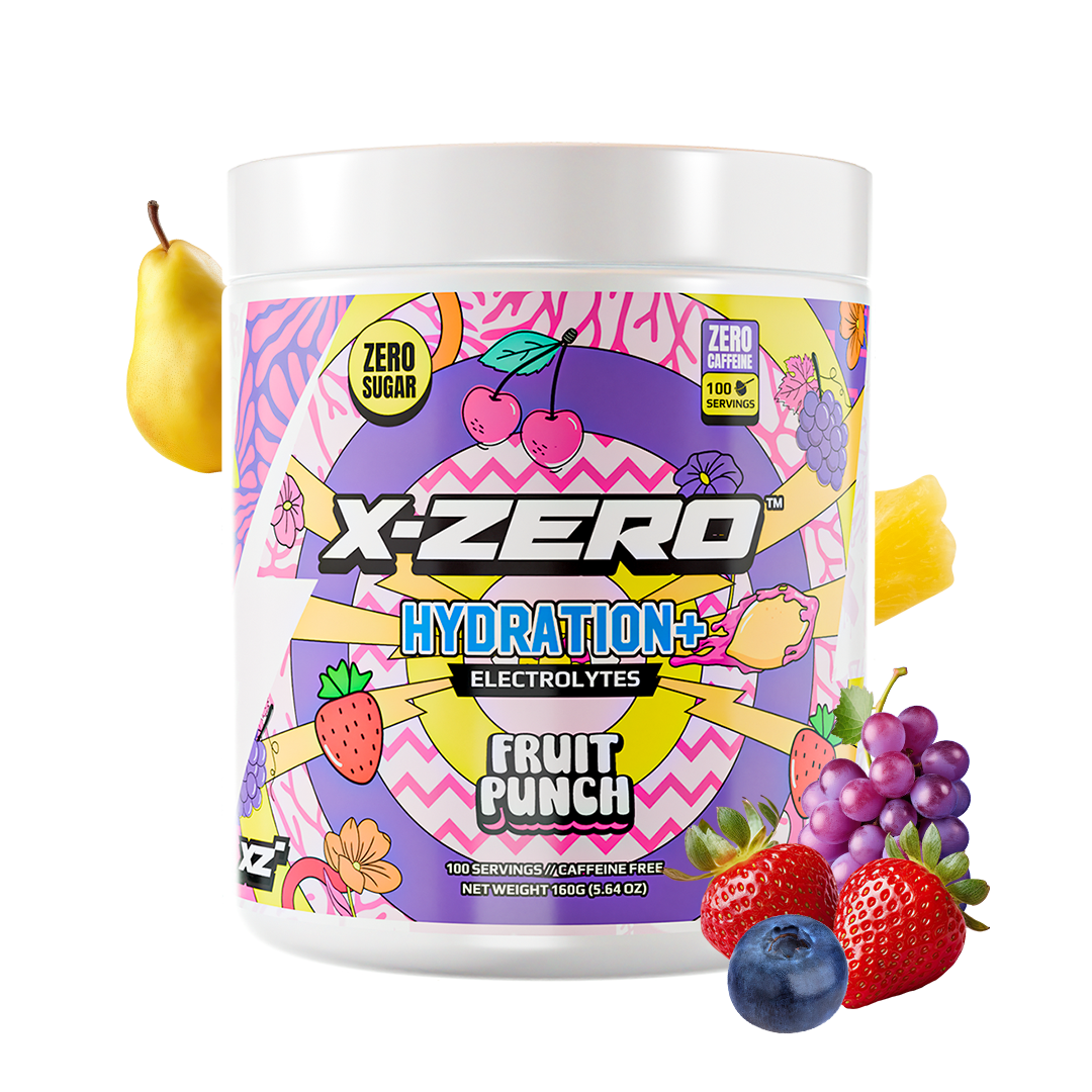 X-Zero Hydration Fruit Punch (160g / 100 Servings)