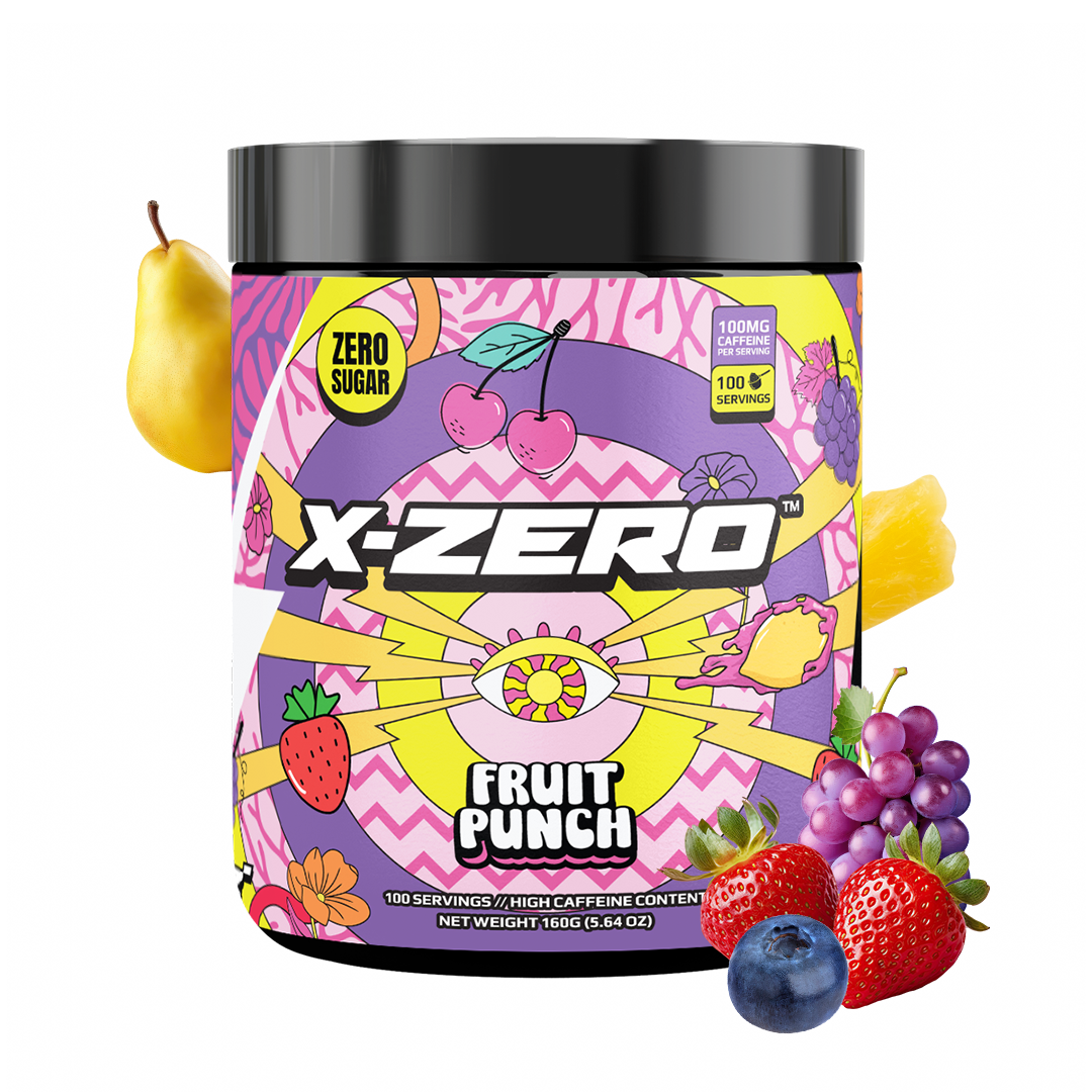 X-Zero Fruit Punch (160g / 100 Servings)