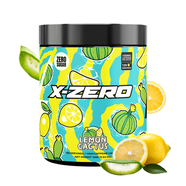 X-Zero Lemon Cactus (160g / 100 Servings) – X-Zero Energy UK