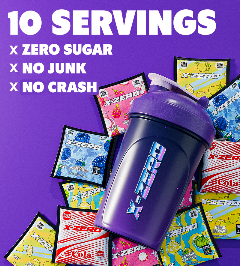 Zero Sample 5 X-Zero Sample Pack (10 Servings) – X-Zero Energy UK