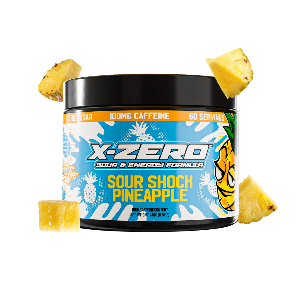 X-Zero Sour Shock Pineapple (240g / 60 Servings)