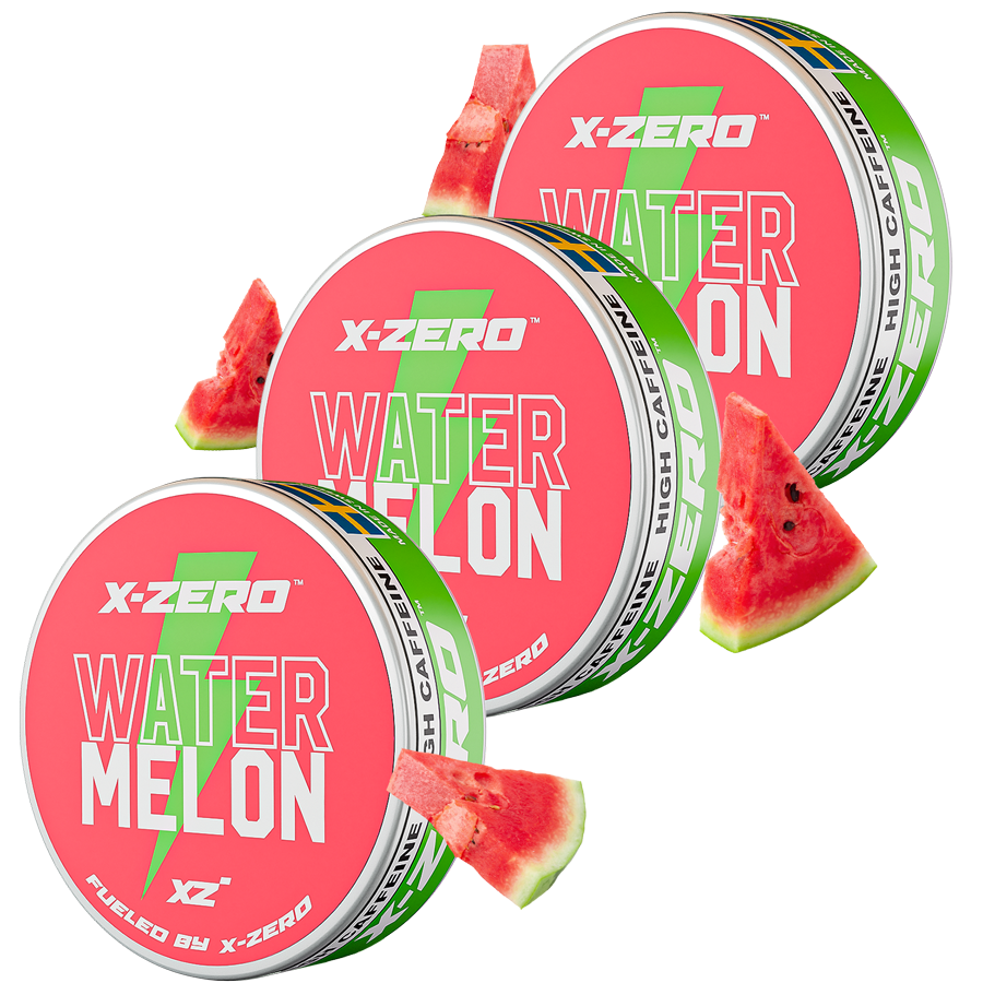Watermelon Energy Pouches (3 Pack / 60 Pouches) – X-Zero Energy UK