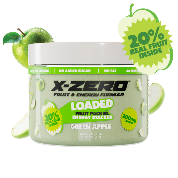 X-Zero Green Apple Loaded (160g / 40 Servings)