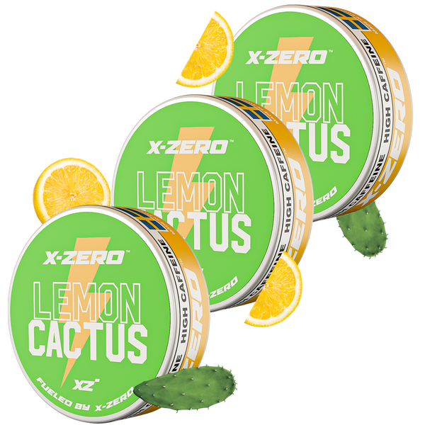 Lemon Cactus Energy Pouches (3 Pack / 60 Pouches)