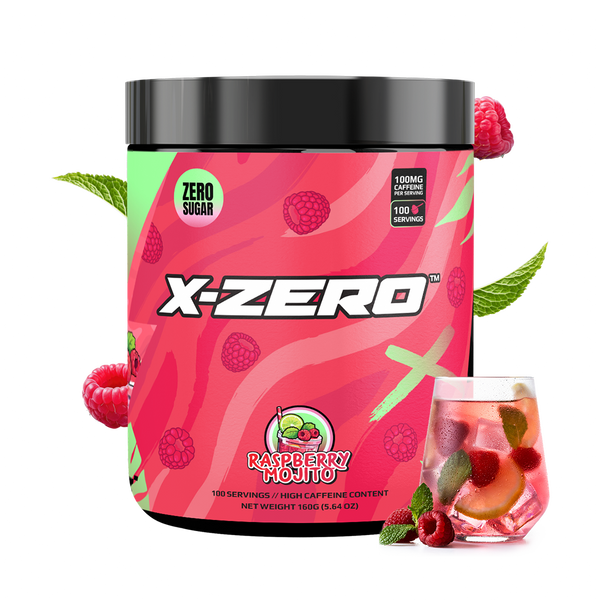 X-Zero Raspberry Mojito (160g / 100 Servings)