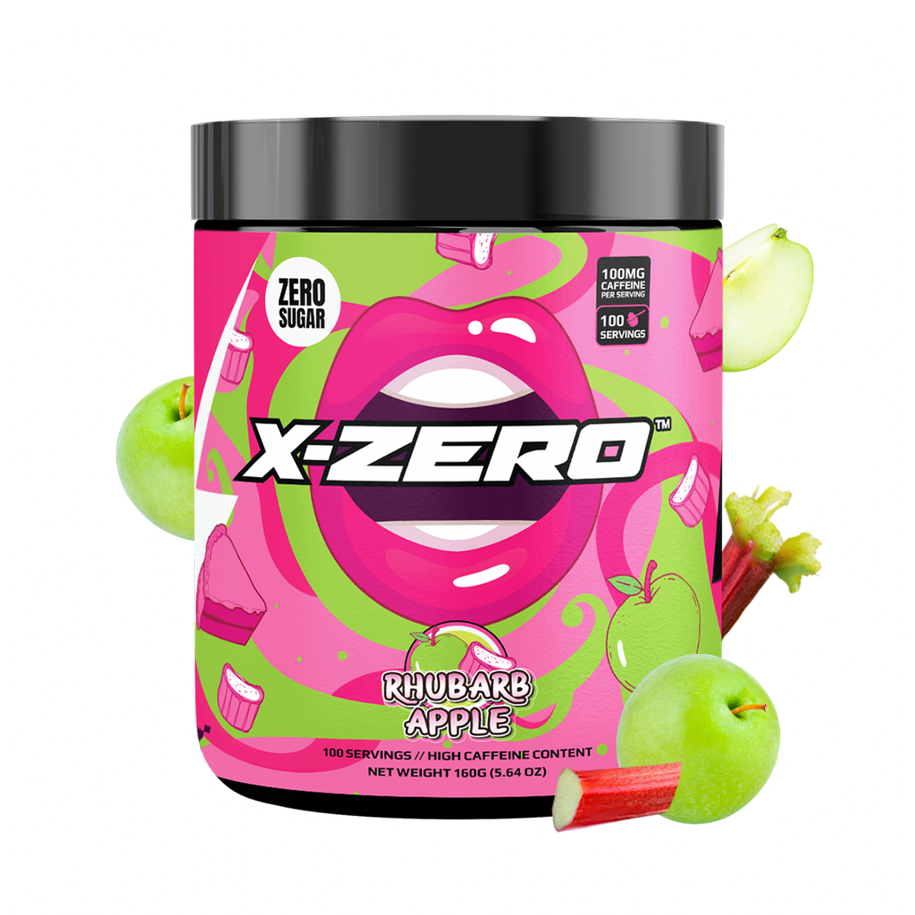 X-Zero Rhubarb Apple (160g / 100 Servings)