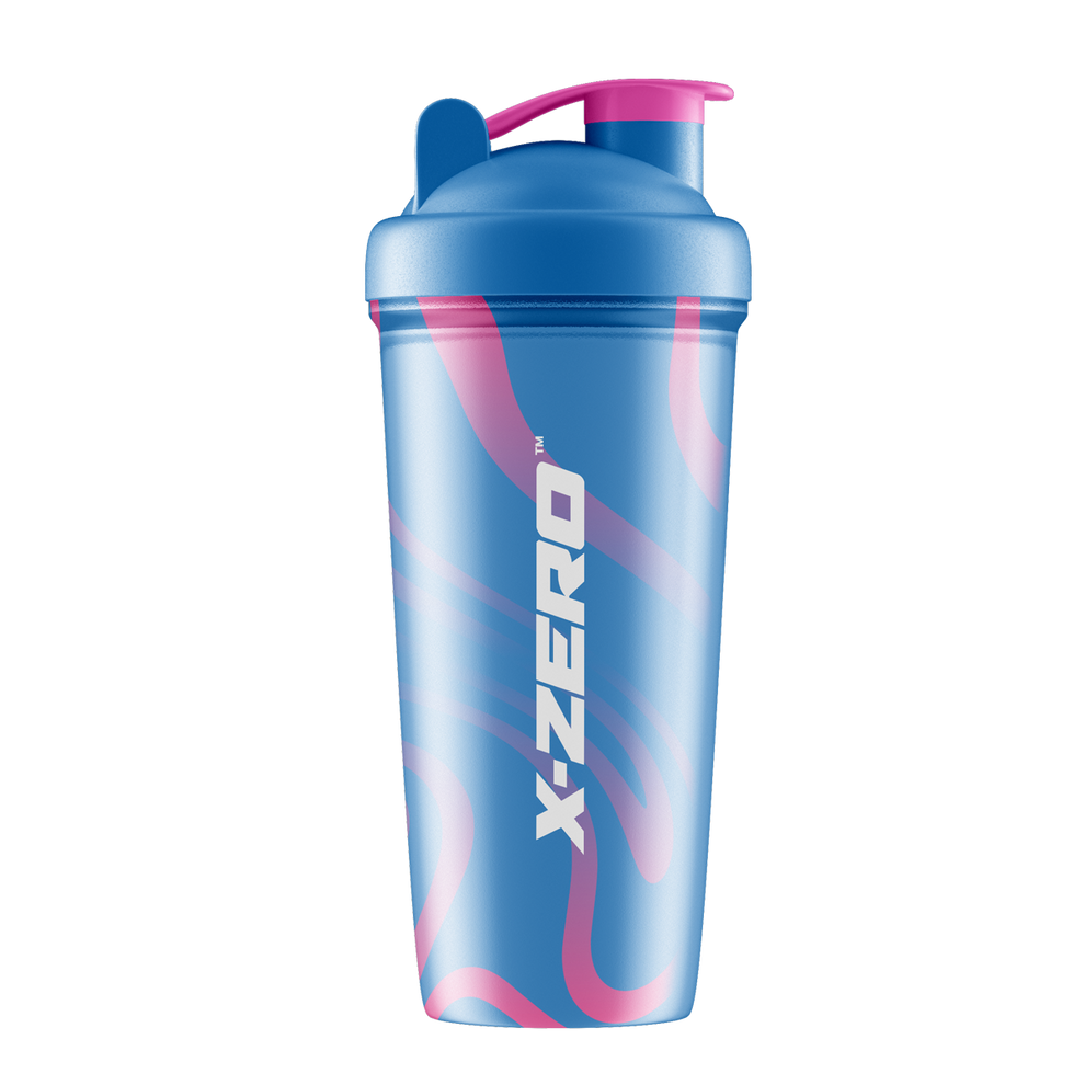 X-Zero Swirly Blue & Pink Shaker (700ml) – X-Zero Energy UK