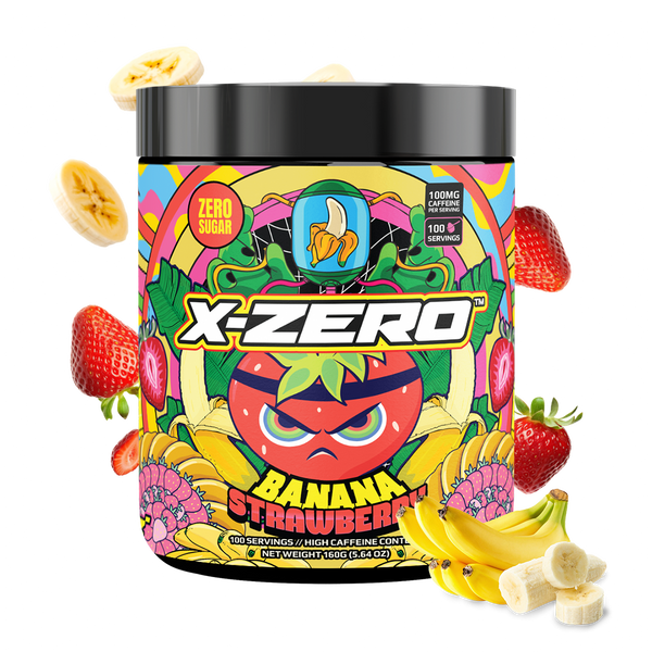 X-Zero Banana Strawberry (160g / 100 Servings)